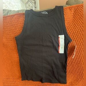 Time and Tru Black Tank Top